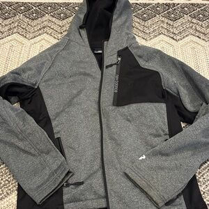 New Balance Gray and Black Performance Jacket